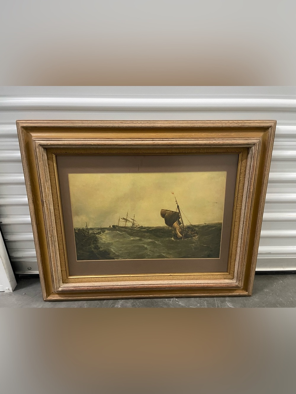 Vintage Maritime Shipwreck Print
